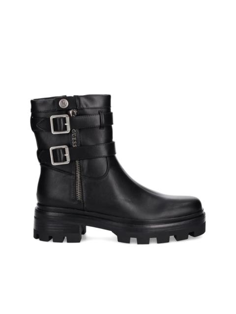 Lynden buckle-strap ankle boots