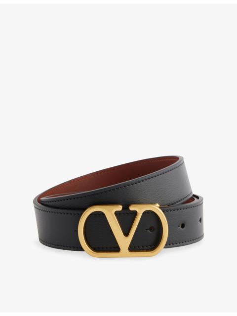 VLogo Signature Reversible Leather Belt