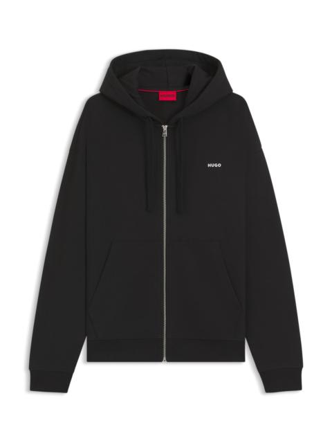 RELAXED-FIT ZIP-UP HOODIE IN COTTON TERRY