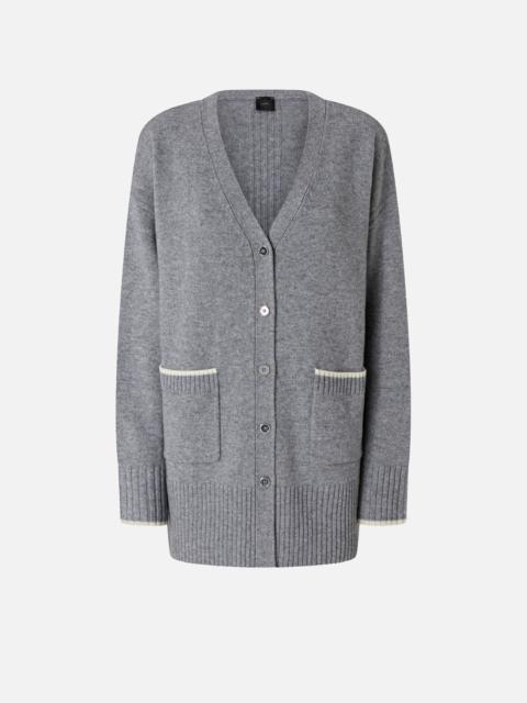 LONG V-NECK CARDIGAN