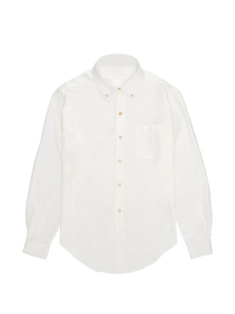 King patch-pocket oxford shirt