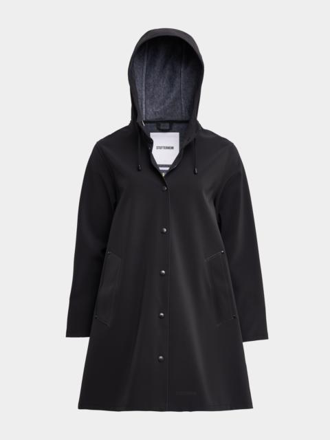 Mosebacke Matte Raincoat Black