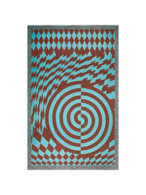 geometric-print pareo