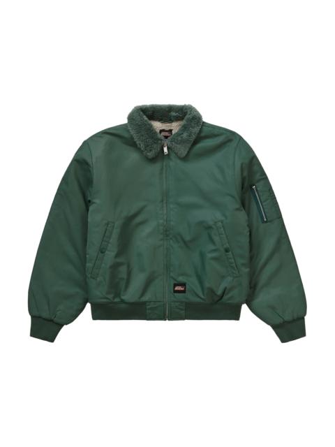 Supreme Dickies Fur Collar Bomber Jacket Green