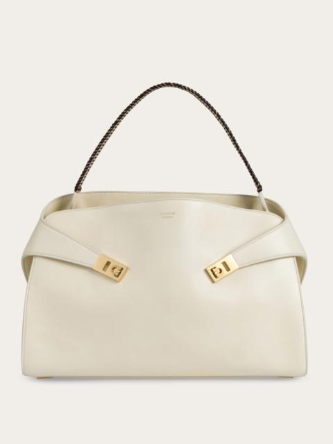 Hug soft bicolor shoulder bag (L)