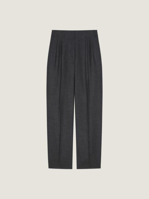 DOUBLE PLEAT PANTS IN WOOL