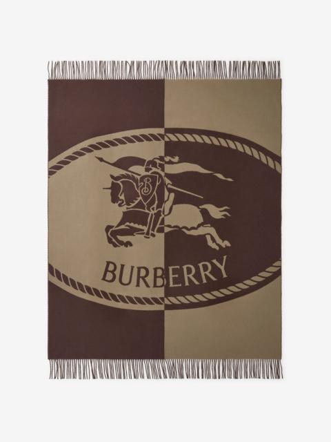 Knight Stamp Wool Blanket