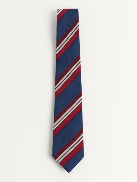 VALENTIE STRIPED SILK TIE