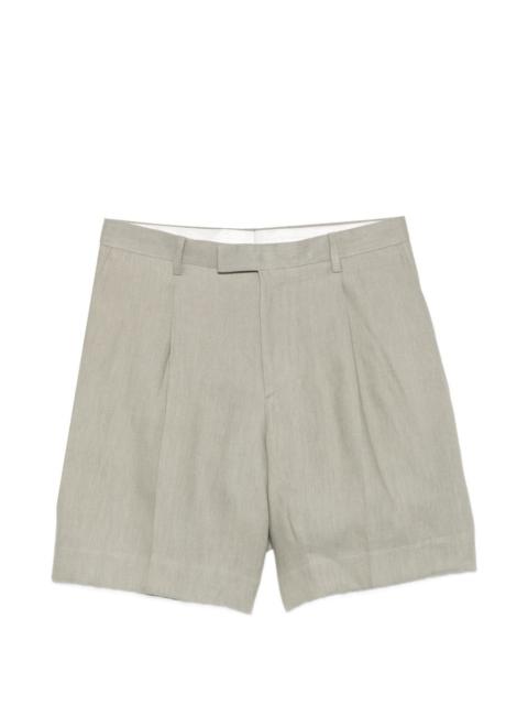 Paaramis pleated button shorts