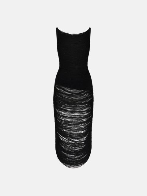 BLACK MIDI DRESS