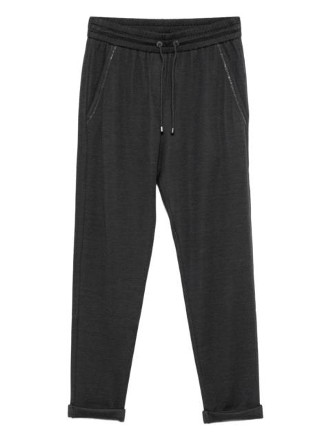 drawstring track pants