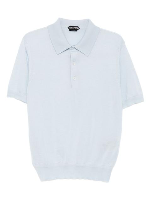 knitted polo shirt