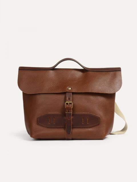 LAZARD SATCHEL BAG  -  AMBER BROWN