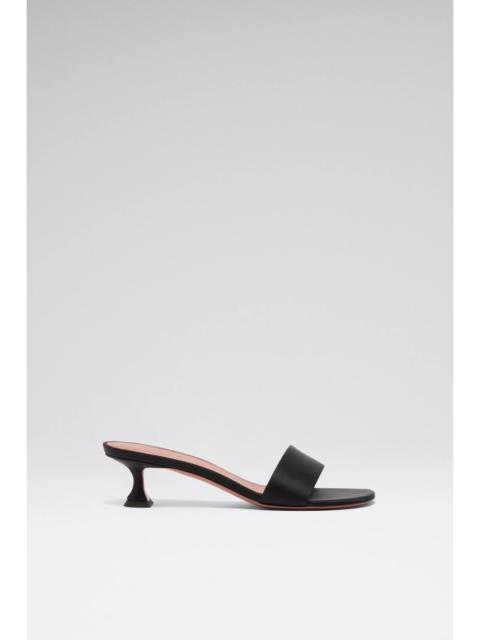 ANDREEA SLIPPER 45 BLACK SATIN