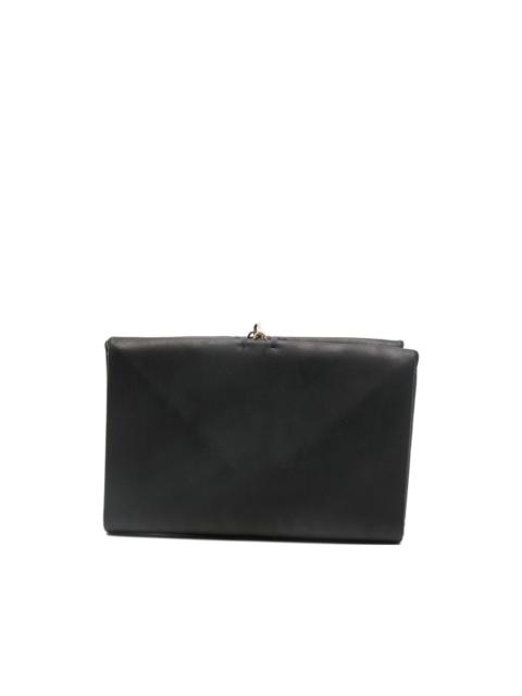 leather flap cardholder