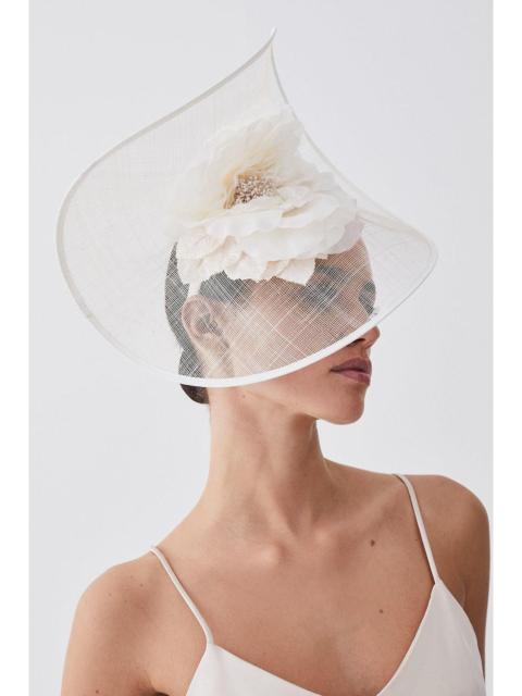 Flower Trim Headband Fascinator