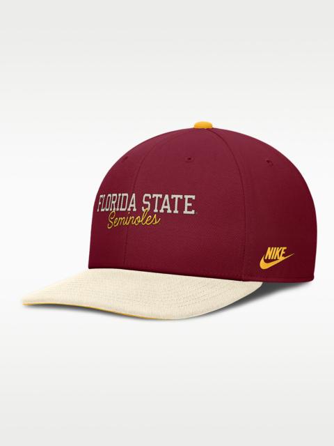 Florida State Legacy Script Men's Nike Dri-FIT College Adjustable Hat