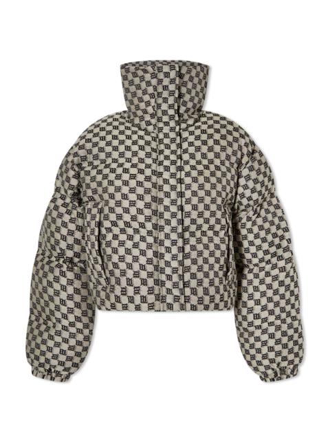 MISBHV Signature Jacquard Canvas Monogram Puffer Jacket