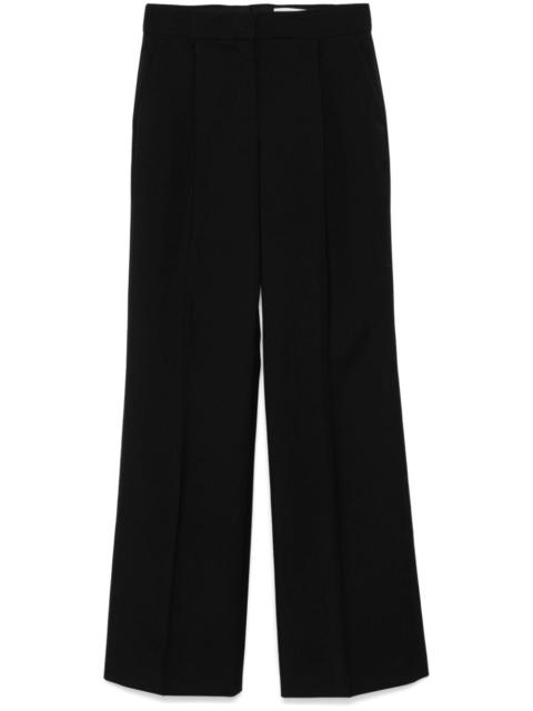 pleat-detail trousers