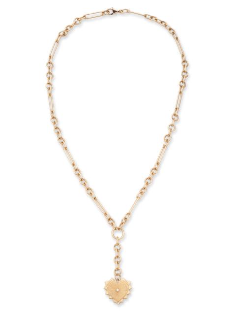 Diamond Heart Love Token Small Mixed Clip Extension Necklace