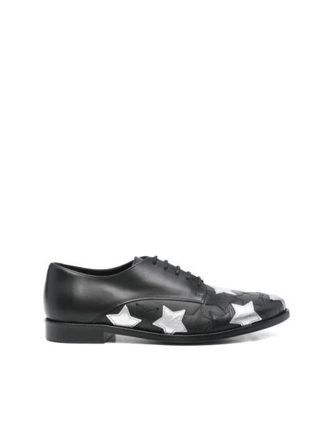 Star Jazz Leather Lace-Up Shoes