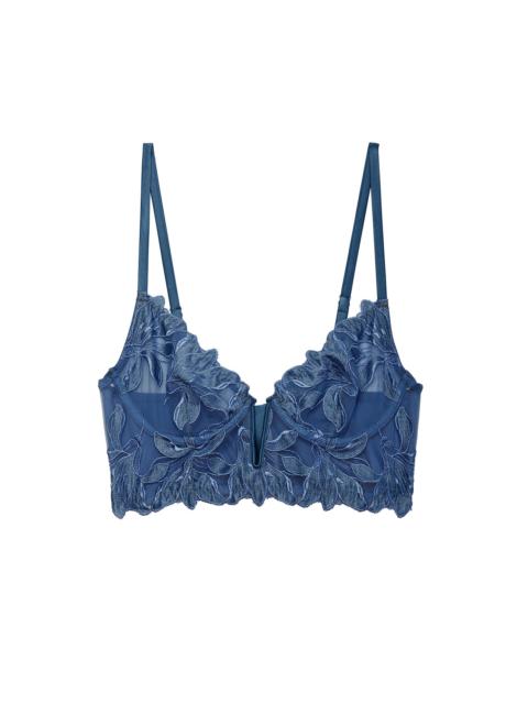 Lily Embroidery Longline Demi Bra