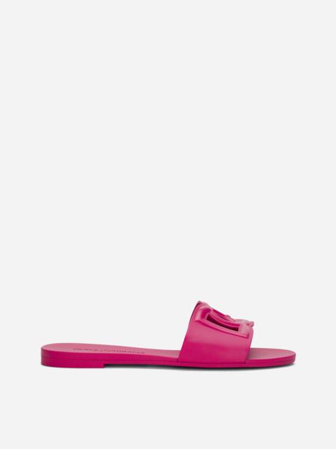 Rubber beachwear sliders