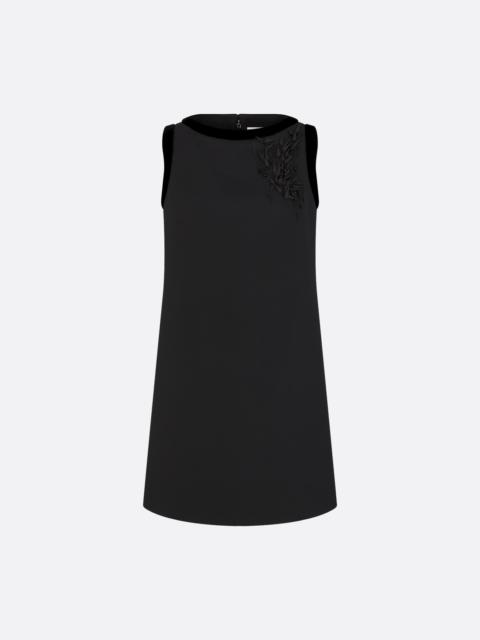 Short Straight Embroidered Dress