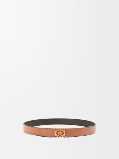 Reversible Anagram belt in smooth calfskin