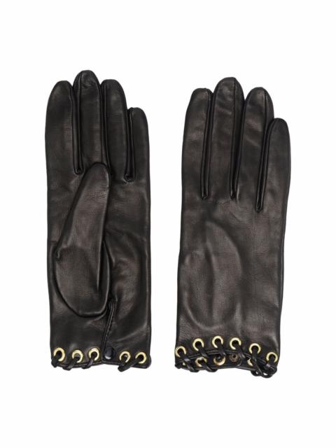 ring-detail gloves