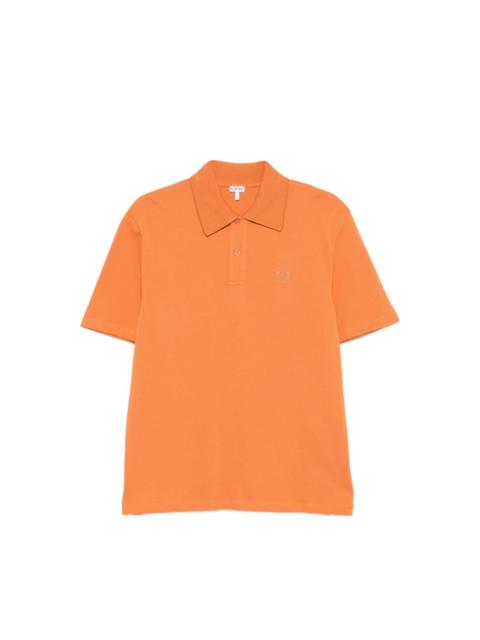 Anagram cotton polo shirt