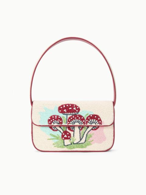 STAUD TOMMY BEADED BAG MUSHROOM TEA