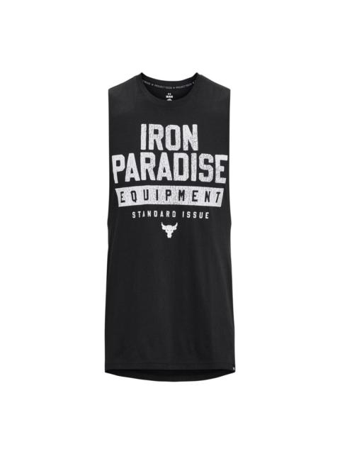 Under Armour Project Rock Iron Paradise Tank 'Black' 1377290-001