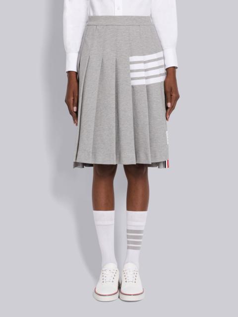 VARSITY PIQUE 4-BAR PLEATED FOOTBALL SKIRT