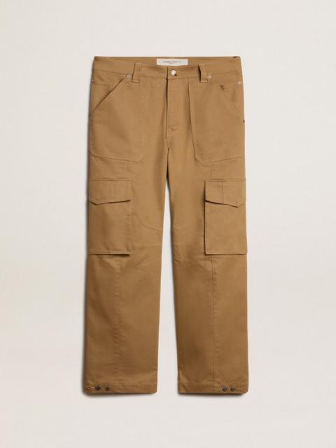 Beige khaki cargo pants