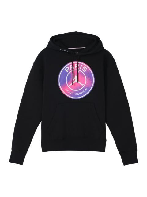 Air Jordan Paris Saint-Germain Printing Fleece Pullover Black CZ0816-010