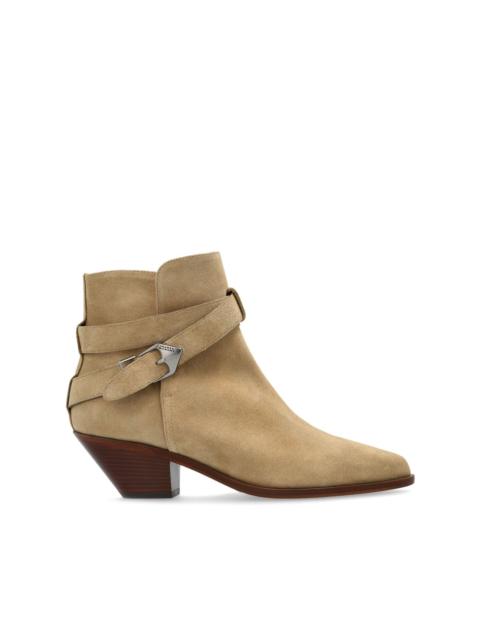 60mm suede ankle boots