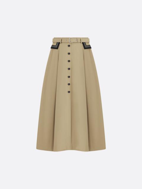 Mid-Length Flared Skirt
