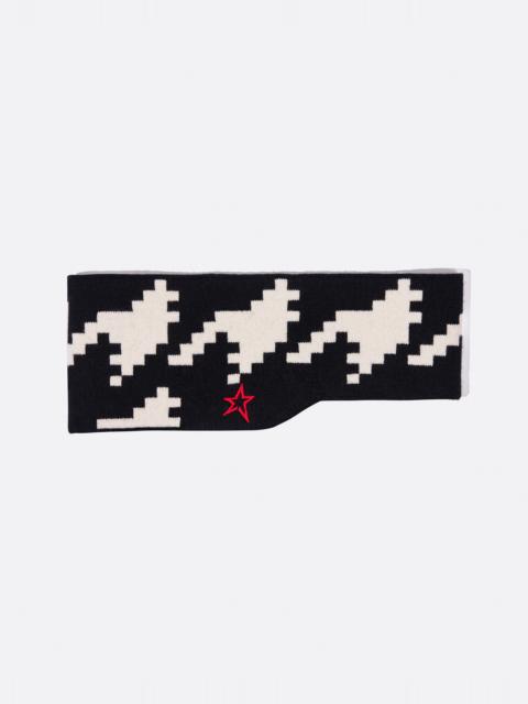 Houndstooth Merino Wool Headband