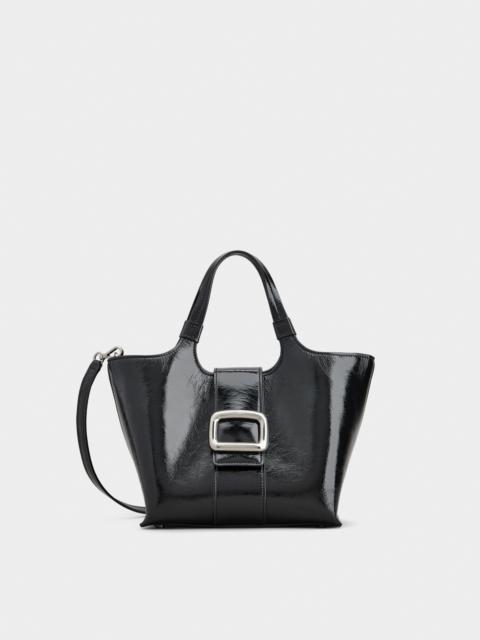 Viv' Choc Mini Shopping Bag in patent leather