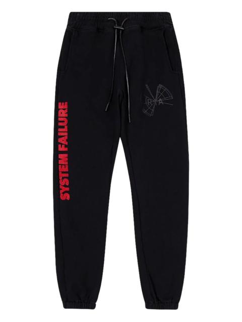 Stadium System Failure "Black" track pants