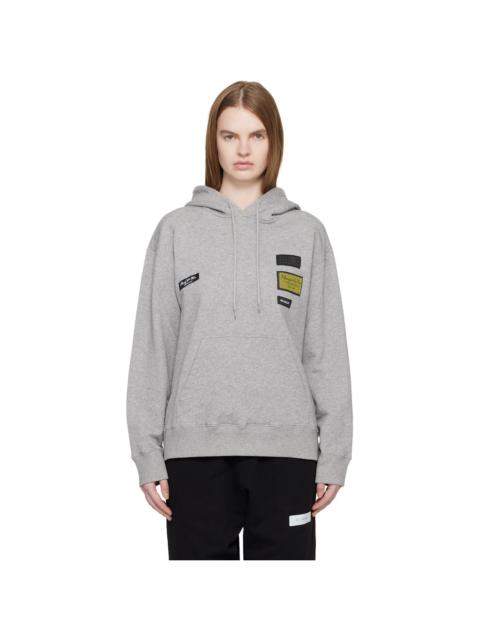 Gray Cotton Hoodie