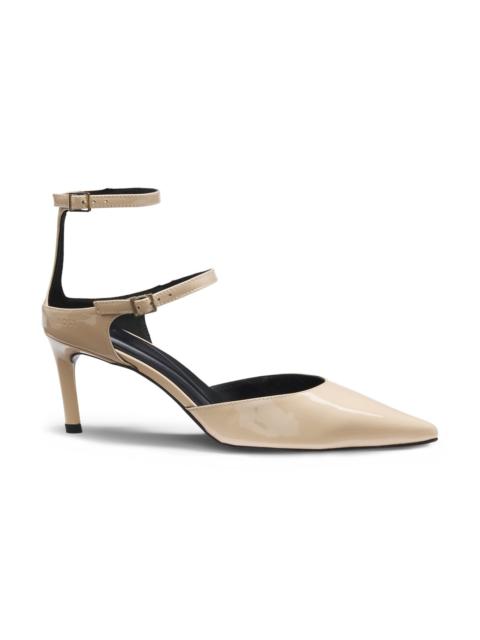 STRAP-DETAIL PUMPS IN PATENT LEATHER
