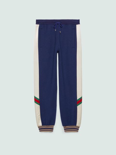 Wool jersey jogging pant