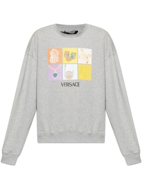 graphic-print sweatshirt