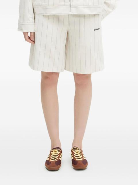 pinstripe shorts