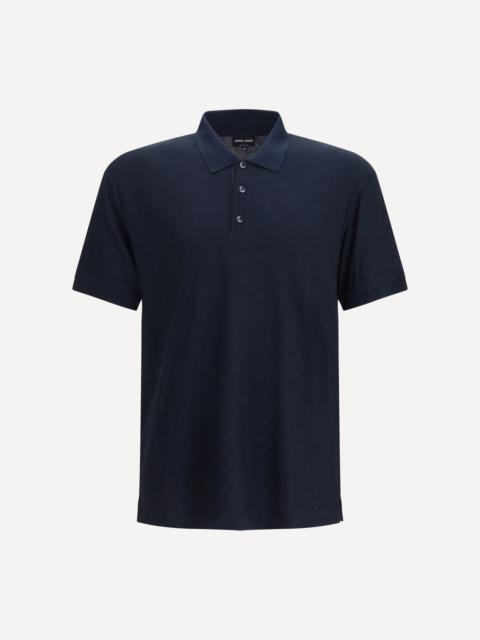 Viscose and polyester polo Shirt