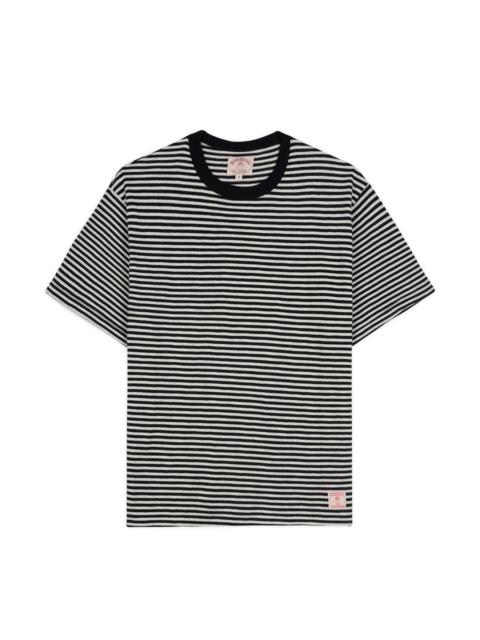 Brooks Brothers California Loose Knit Striped T-Shirt - Black