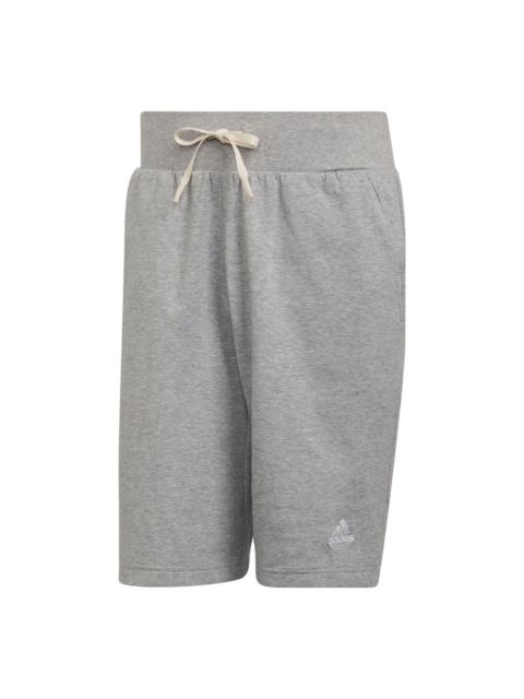 adidas Sudio Lounge Shorts 'Heather Grey' HB0480