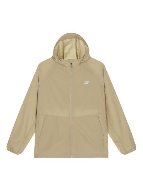 New Balance 'Runners Aren't Normal' Hooded Jacket 'Khaki' NAE24101-BWN